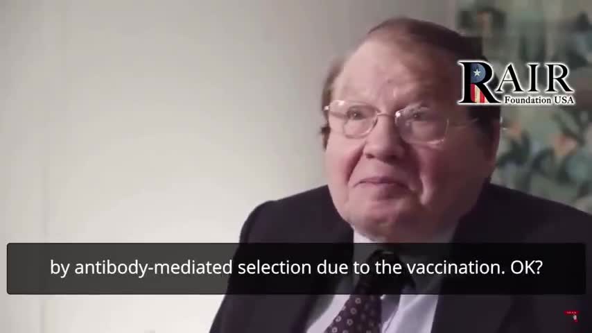 Nobel Prize Winner Prof. Luc Montagnier: "The C0vid V@x Is Creating The Variants"