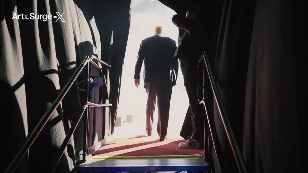 President Donald Trump Behind the Scenes