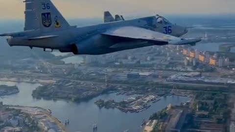 Ukrainian Su25s Over Kyiv