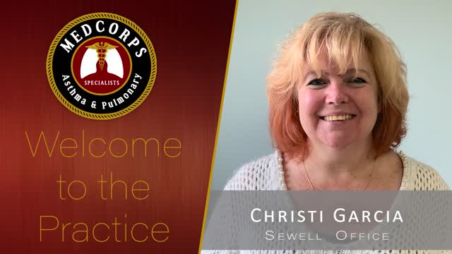 Medcorps would like to welcome Christi Garcia