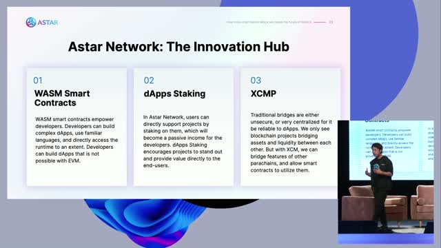 Astar: Next generation smart contracts with Wasm | Polkadot Decoded 2022