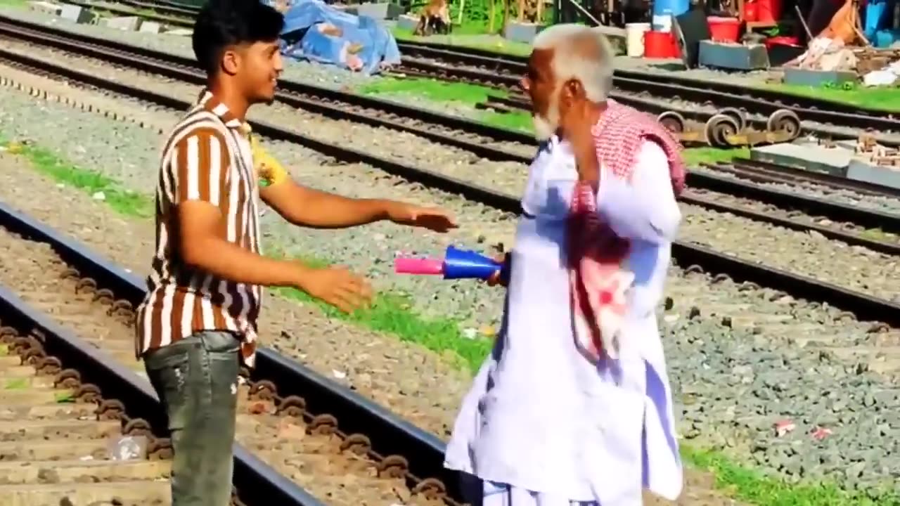 "Viral Train Horn Prank: Shocking Reactions Caught on Camera!"