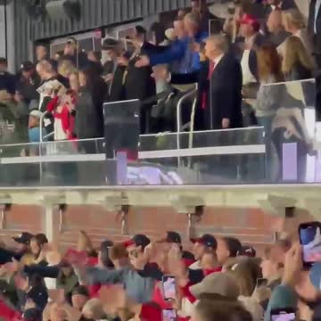 President of the United States at the Braves World Series game makes