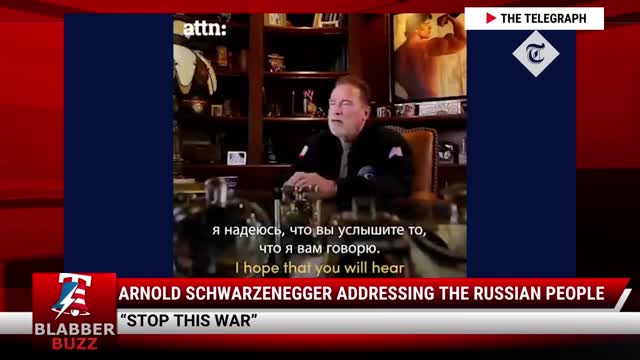 Arnold Schwarzenegger Addressing The Russian People