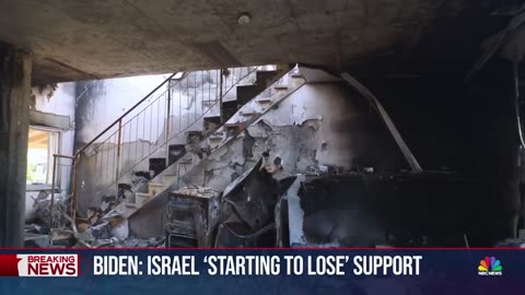 Biden says Israel is losing support amid ground offensive in Gaza