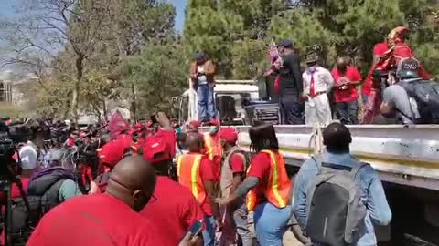 Nehawu at Union Buildings