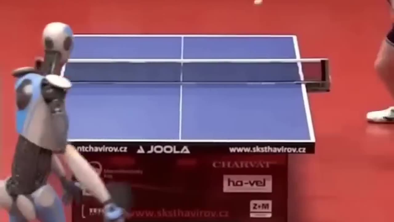 Ai robots taking over ping pong 👀