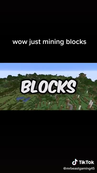 WOW JUST MINING BLOCKS
