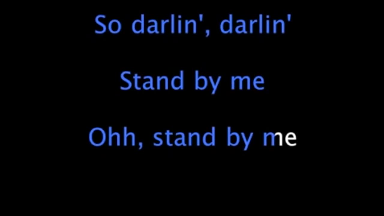 "Stand by Me" Ben E. King (karaoke)