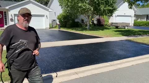Professional Asphalt Spray Sealing: “The Neighbors One” Top Coats Pavement Maintenance