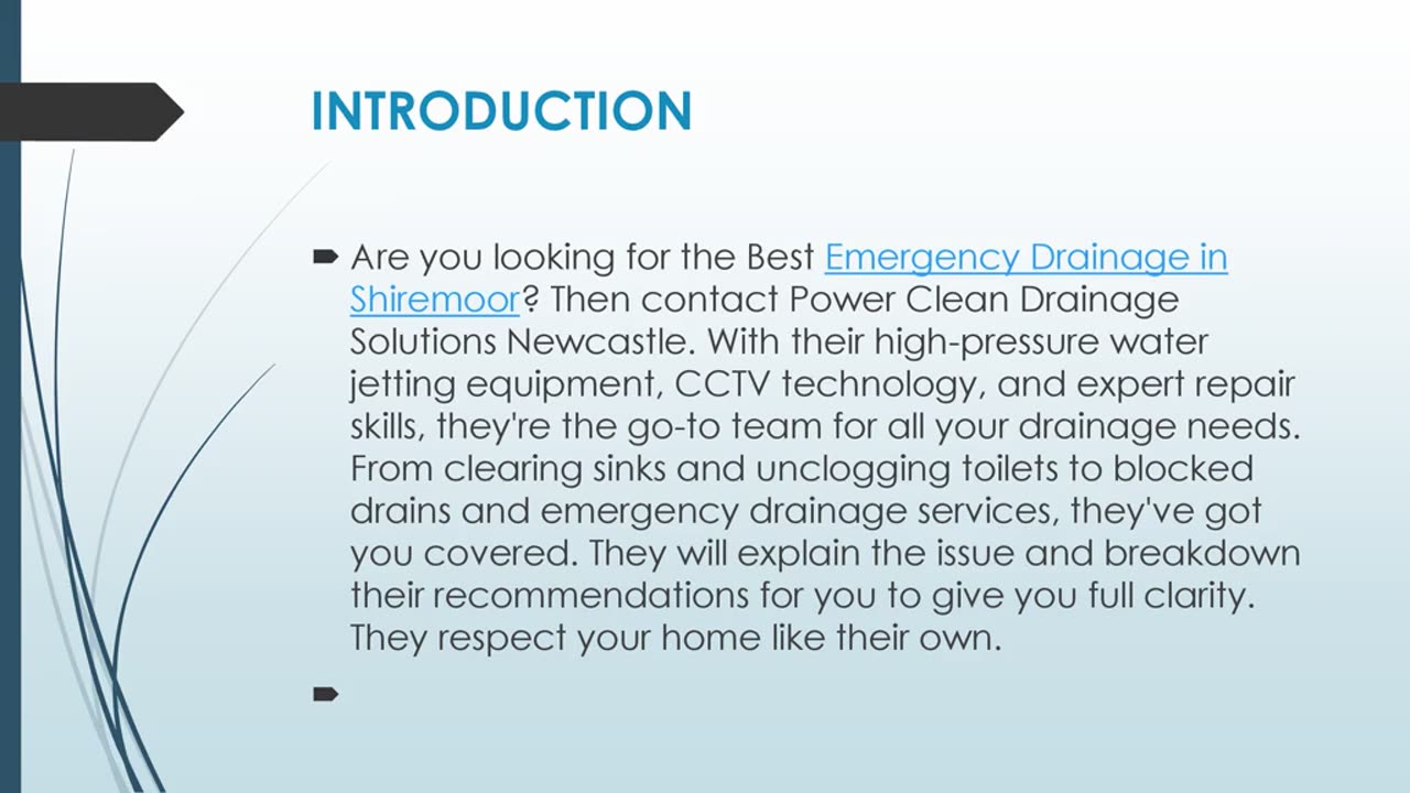 Get The Best Emergency Drainage in Shiremoor.