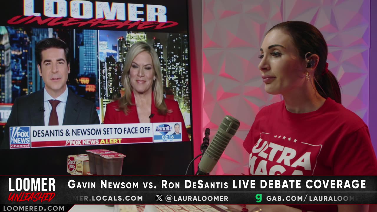 [2023-11-30] EP13: Gavin Newsom vs. Ron DeSantis LIVE DEBATE COVERAGE with Laura Loomer