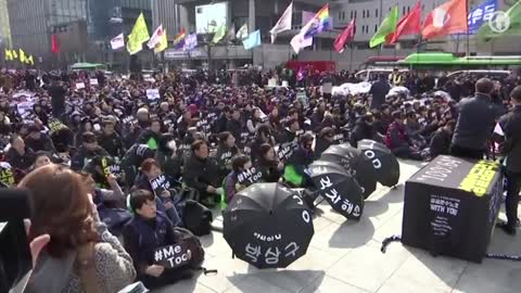 International Women's Day protest in Seoul, South Korea