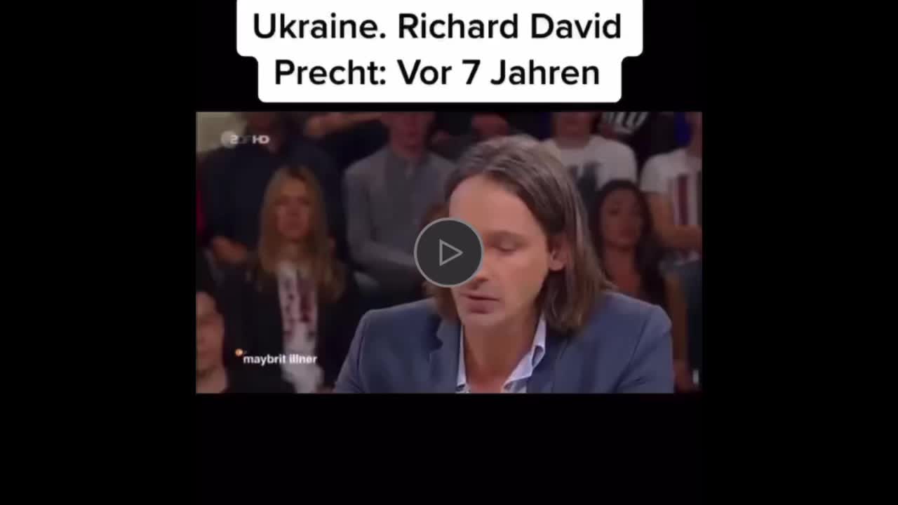 Richard David Precht vor über 7 Jahren zur Ukraine