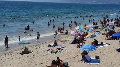 Santa Monica Pier-End of route 66 beach