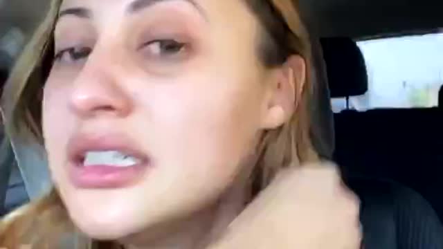 Lil precious couldn't handle driving through a car rally.