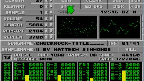 Amiga and Atari ST Protracker Music Mods - Chuck Rock