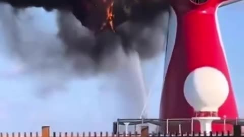 Carnival Ship Catches Fire