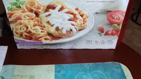 Eating Smart Ones Chicken Parmesan, Dbn, MI, 10/19/23