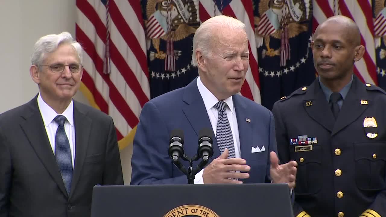 President Biden delivers remarks on American Rescue Plan funding making communities safer