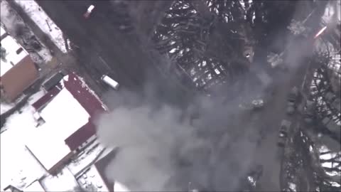 Russian-terrorist troops shelled while hiding in a residential area