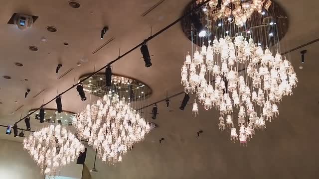 Beautiful lighting in UA Wedding hall(Pohang)