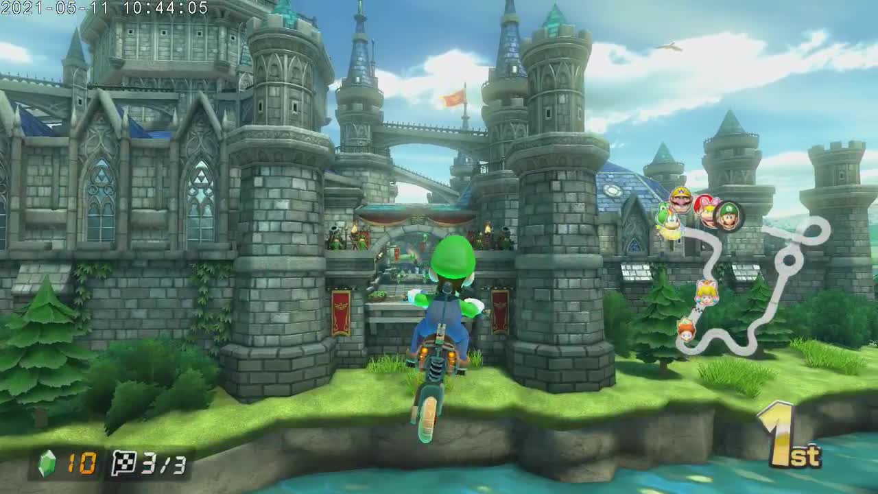 Mario Kart 8 Deluxe Switch Luigi Part 32 Hyrule Circuit