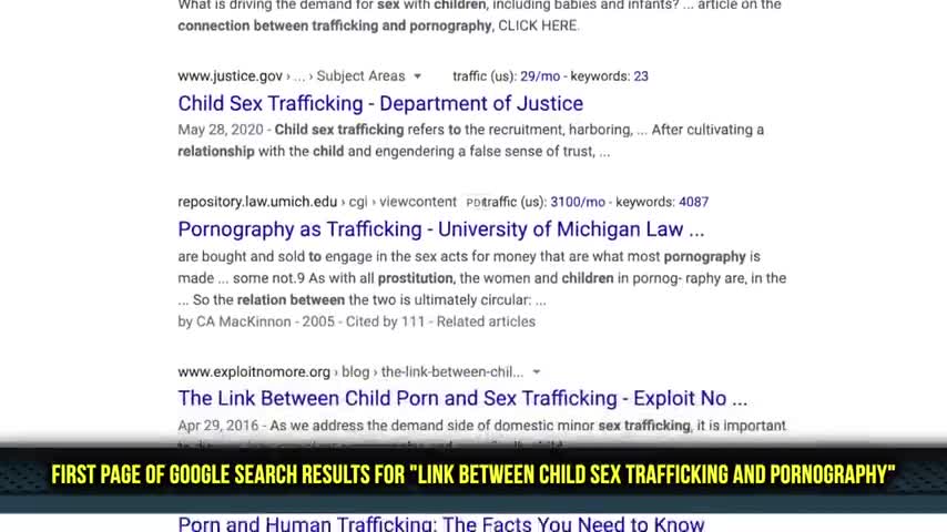 SPECIAL INVESTIGATION INTO THE DARKER SIDE OF CHILD SEX TRAFFICKING BEGINS--EPISODE #1