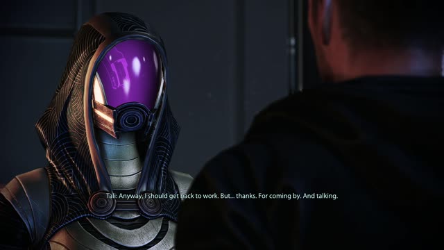 Tali romance part 2 Mass Effect 2