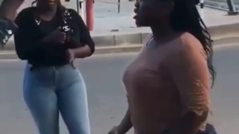 African guy is tricked by his girlfriend