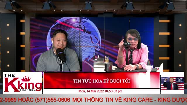 TIN TỨC HOA KỲ BUỔI TỐI - 03/14/2022 - The KING Channel