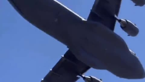 C 130 Two Hundert feet above ground