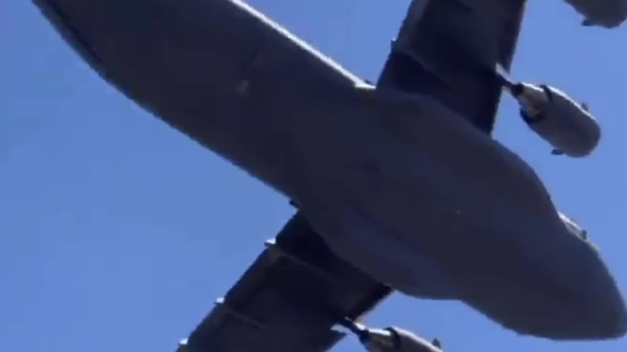 C 130 Two Hundert feet above ground