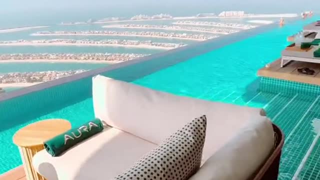 The world's highest 360 degree infinity pool has 4 sides...