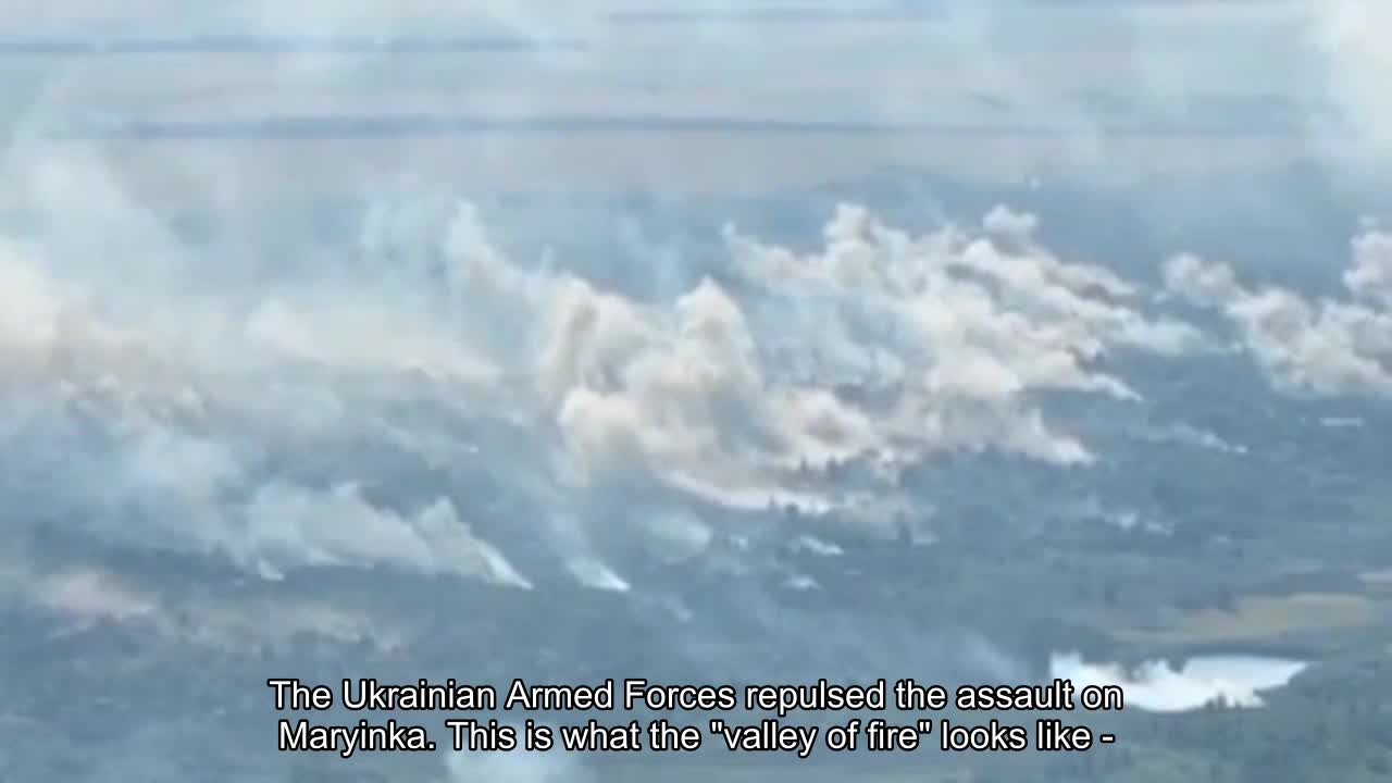 The Ukrainian Armed Forces repulsed the assault on Maryinka. This is what the "valley of fire" look
