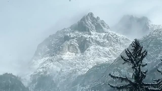 In the mountains I feel peaceful