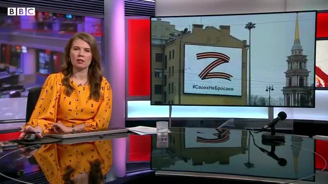 Why has 'Z' become a Russian pro-war symbol? - BBC News