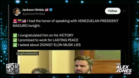 Alex Jones Interviews Prominent Reporter Who Investigated Venezuelan Elections