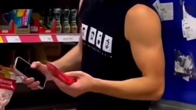 Hilariously bodybuilder prank Video American boy funny reaction