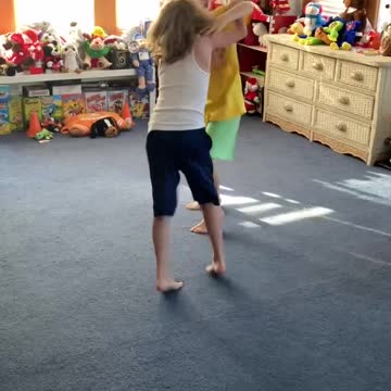 Desmond & Oliver wrestling