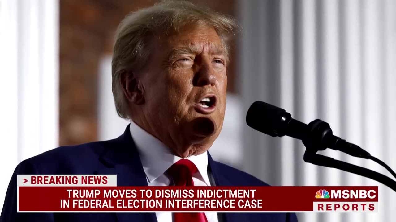 Trump moves to dismiss indictment in federal election interference case.