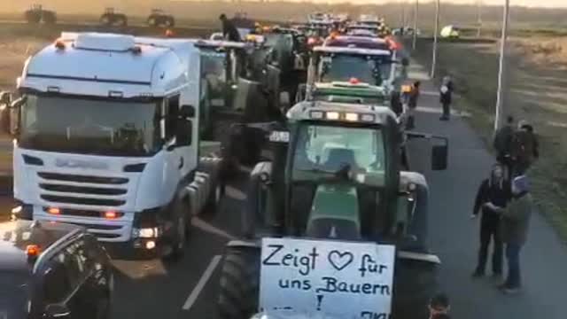 Germany starts convoy to their state capitol