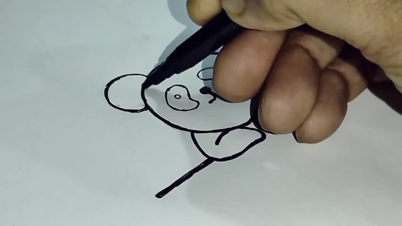 How to draw a PANDA