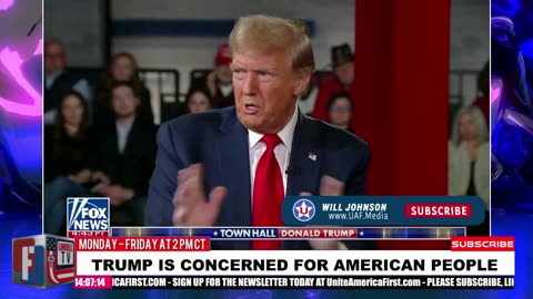TRUMP IS CONCERNED FOR THE AMERICAN PEOPLE