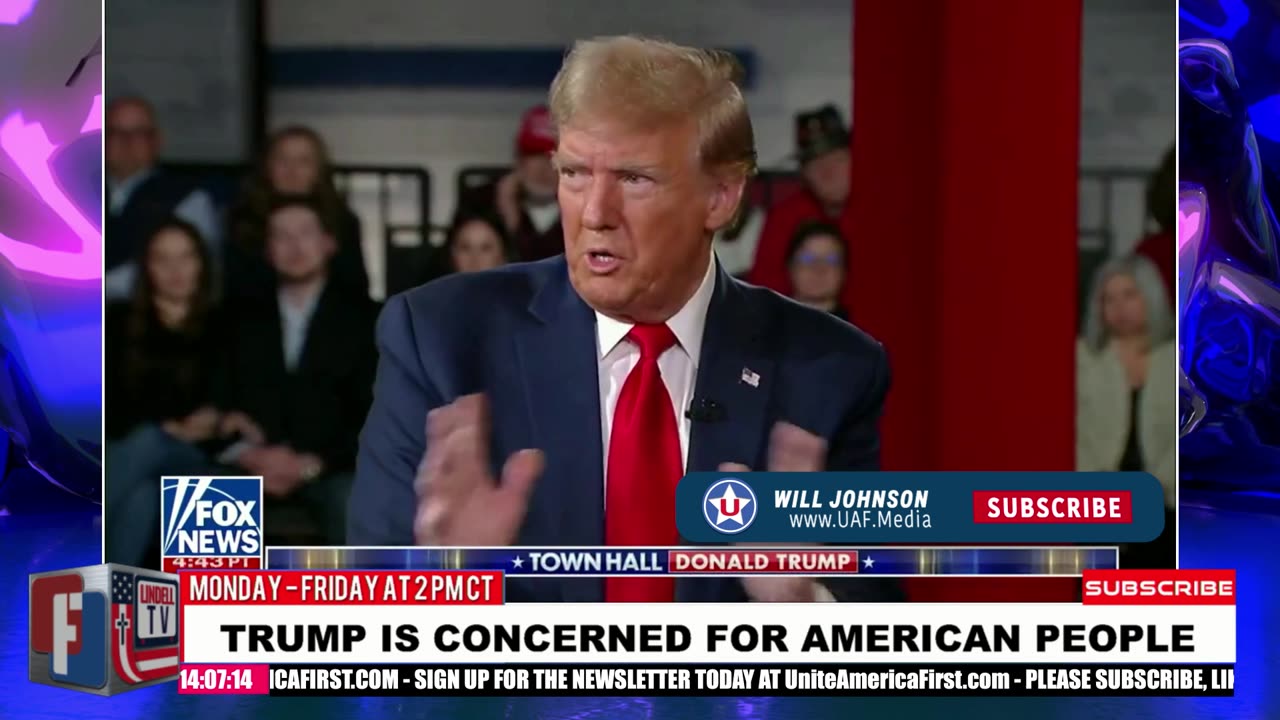 TRUMP IS CONCERNED FOR THE AMERICAN PEOPLE