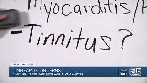 Tinnitus symptoms after Covid vaccine. Arizona, ABC 15