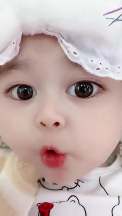 Cute baby smile funny