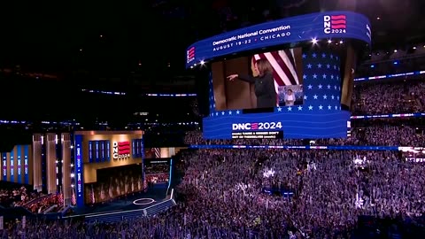 Harris receives roaring applause, accepts nomination at DNC