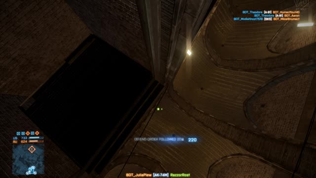 Venice Unleashed mod Grand Bazar night map no filter with bots