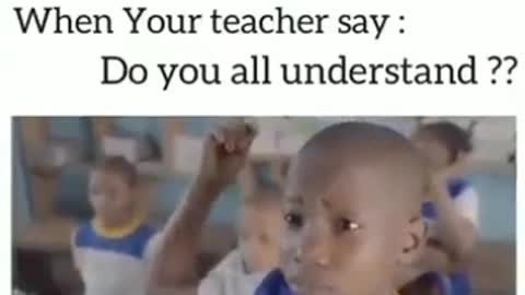 Funny maths class | Do you all understand | Students reaction